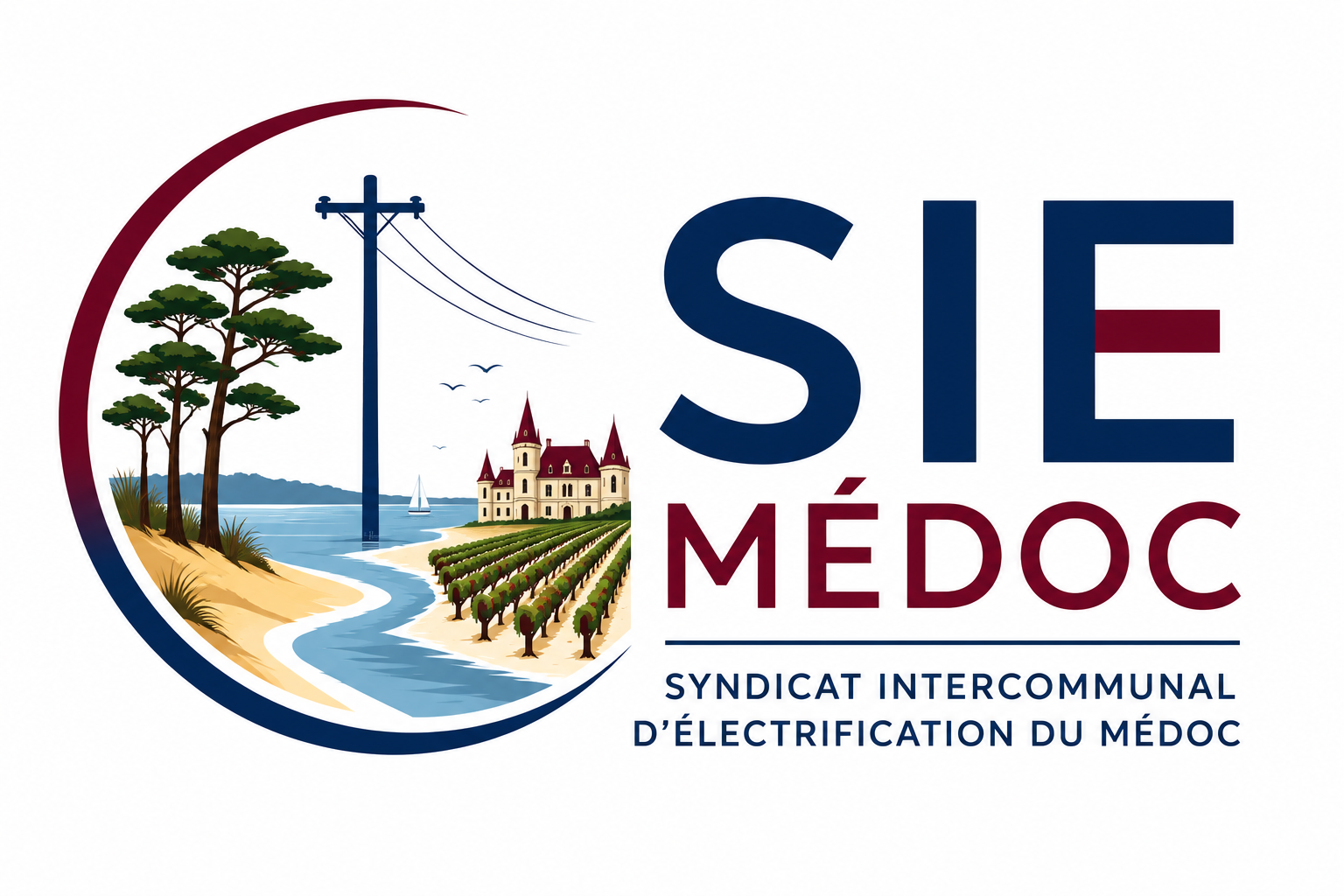 Logo des syndicats intercommunaux d’électricité de Gironde